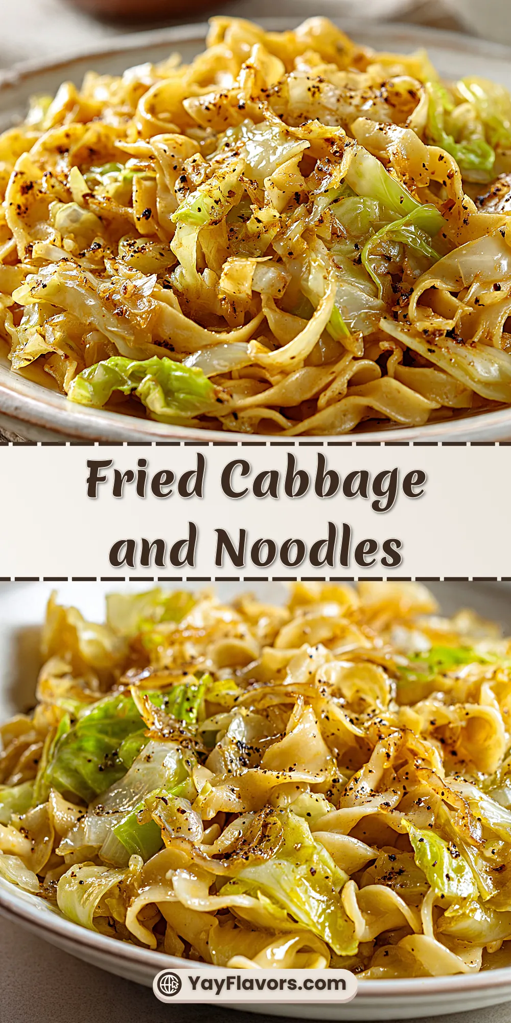 Fried Cabbage and Noodles