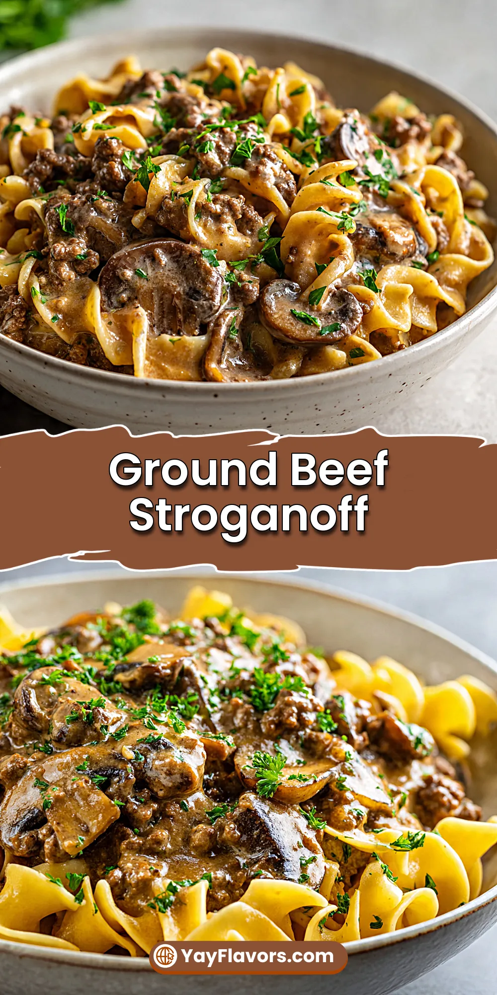 Ground Beef Stroganoff