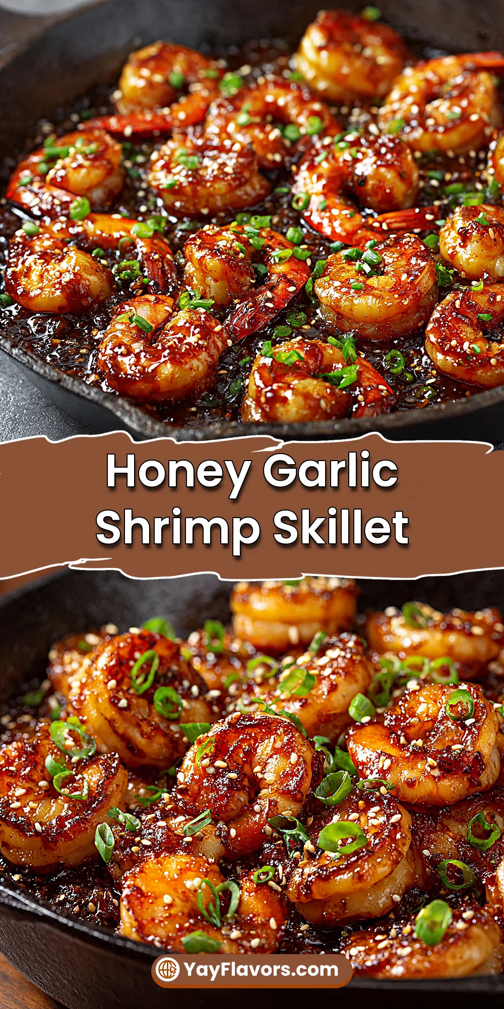 Honey Garlic Shrimp Skillet